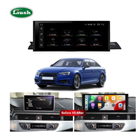 Mejor precio sistema Linux coche Radio 10,25 pulgadas pantalla Actualización coche GPS sistema con Carplay inalámbrico para Audi S5/A4L/A5 B9 2017-2020