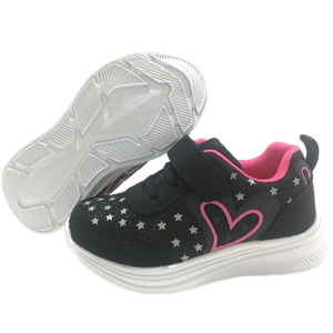 <span class=keywords><strong>Sneakers</strong></span> Casual Leggere <span class=keywords><strong>con</strong></span> Lacci per Ragazze, Motivo a Stelle e Cuori, Design Termico Antiscivolo per Uso Quotidiano - Product Image 4