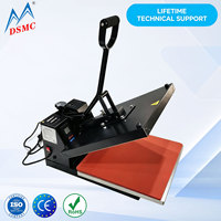 Machine d'impression de t-shirts électrique 38x38 cm, presse à chaud par sublimation, haute pression, application manuelle des étiquettes