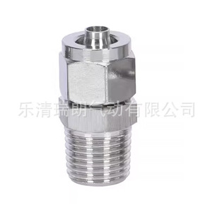 Ruilang Pneumatics 304 Stainless Steel External Thread Straight <b>Connector</b> G1 8 1 4 3 8 1 2 3 4 1 1 1 4 Air Hose Fitting - Product Image 4