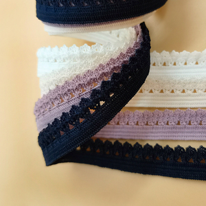 Bán Buôn Picot Cạnh Đồ Lót Đàn Hồi 10 Mm Viền Ren Độ Đàn Hồi Cao Đồ Lót Webbing <span class=keywords><strong>Band</strong></span> 3/8 Trang Trí Nội Thất Sò Điệp Băng - Product Image 6