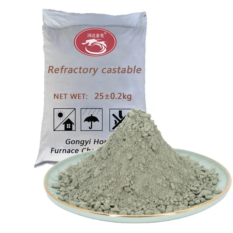 Prezzo calcinabile del cemento del mortaio refrattario colabile