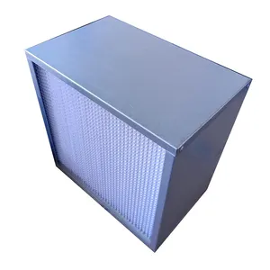 Air Filter Manufacturer Box Pleat H10 H12 H13 H14 U15 U16 Hepa Filter