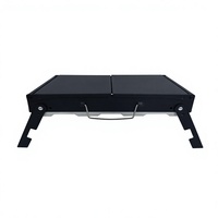 Tables d'appoint extensibles compactes pour la restauration, pliables et portables pour pique-nique, barbecue, camping en plein air, grils à charbon de bois