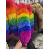 Nouveaux produits arrivés : Porte-clés en peluche queue de renard de 40 cm, pendentif de sac à main queue de renard arc-en-ciel, porte-clés queue de renard