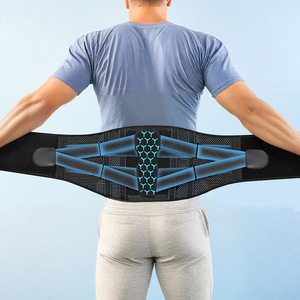 HKD tıbbi toptan naylon bel geri Brace ayarlanabilir alt bel ağrısı rahatlama için tam bel desteği - Product Image 2