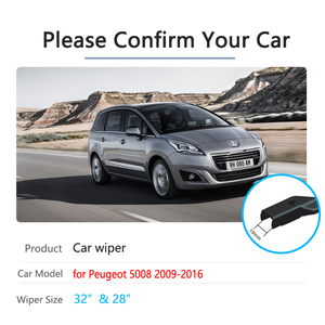 Balai d'<span class=keywords><strong>essuie</strong></span>-<span class=keywords><strong>glace</strong></span> <span class=keywords><strong>avant</strong></span> <span class=keywords><strong>pour</strong></span> <span class=keywords><strong>Peugeot</strong></span> 5008, <span class=keywords><strong>2008</strong></span> ~ 2016, 2015, accessoire de voiture, 2014 2013, 2012, 2011, 2009 - Product Image 2