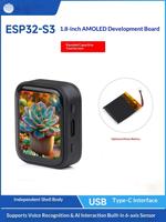 Placa de Desarrollo Original ESP32-S3 con Pantalla Táctil AMOLED de 1.8 Pulgadas, Sistema Operativo Android para Xiao Zhi AI Voice, Sensores de 6 Ejes