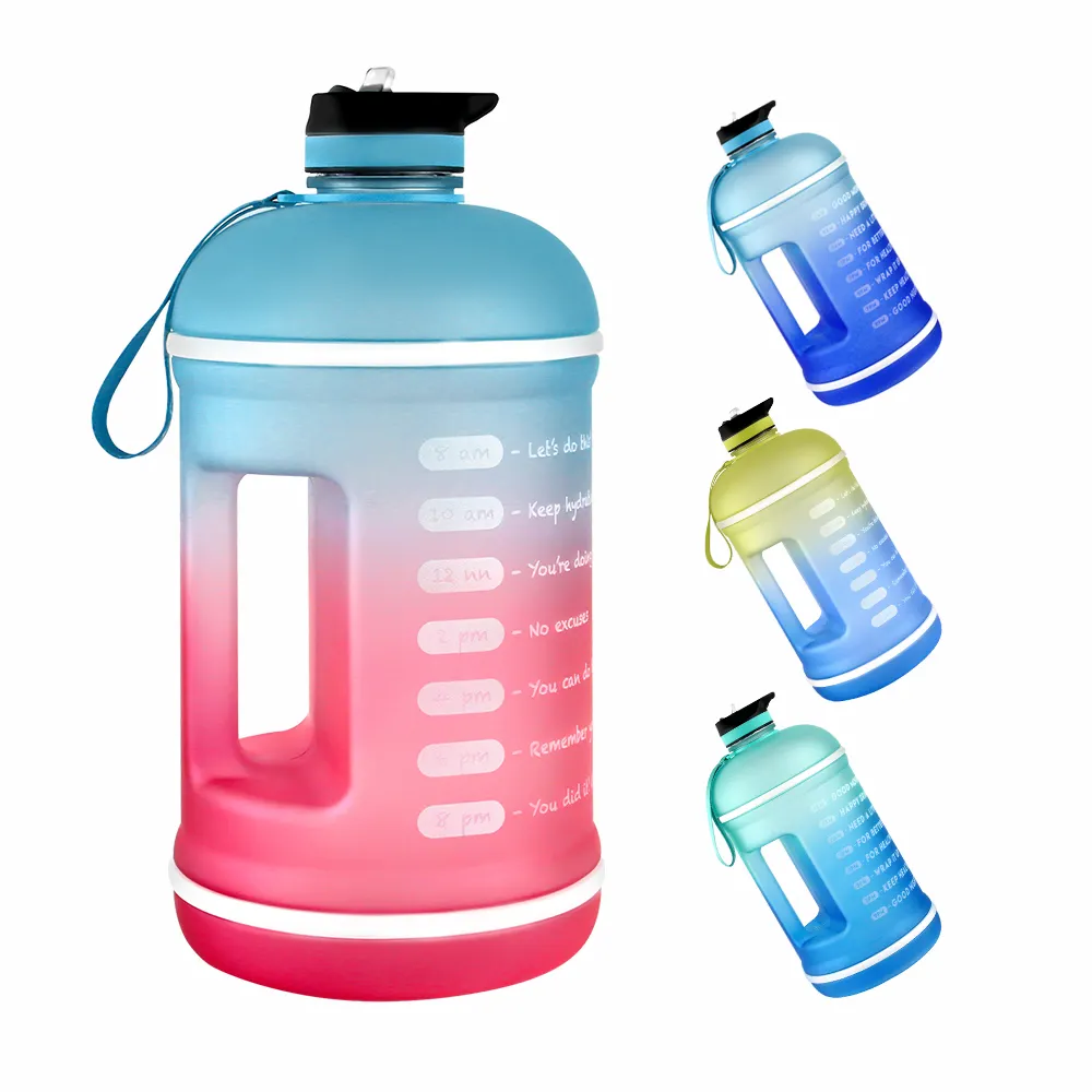 Free products sample plastic bottles manufacturers water bottle with time gym jug with cubes
