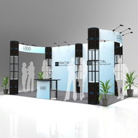 Stand d'exposition modulaire portable de haute qualité 3x3 10x10, équipement pour stand de salon professionnel