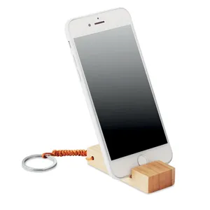 Llavero de bambú TRINEU, gadgets personalizados - Product Image 4