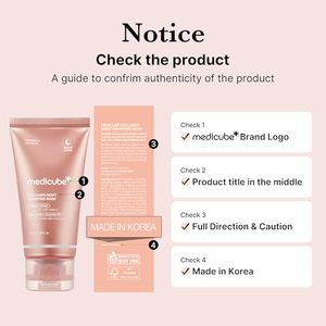 Toptan özelleştirilmiş kore cilt bakımı Medicube kollajen gece sarma peeling maskesi ile jöle fırça yüz bakımı - Product Image 3