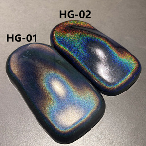 Shiny Holographic Chameleon Pigment Rainbow Effect Holographic Glitter Mica Powder for Car <b>Paints</b> - Product Image 5