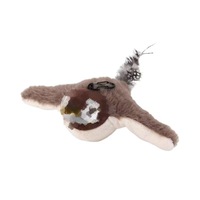 Simulation secouant oiseau chat jouet son à trois vitesses ailes battantes détachable et lavable auto-divertissement artefact