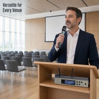 Microphone sans fil miniature XUNGUAN Ew100-G4, microphone sans fil portable, microphone sans fil UHF professionnel