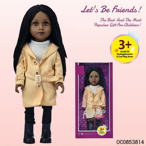 Joints mobiles Fashional 18 pouces ensemble de poupées noires pour filles jouets <span class=keywords><strong>avec</strong></span> <span class=keywords><strong>cheveux</strong></span> afro - Product Image 2