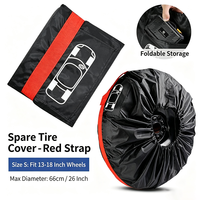 Housse de roue de secours universelle, lot de 4, imperméable, résistante aux UV, anti-poussière, pour la protection des roues de SUV, Jeep, RV de 27 à 31 pouces
