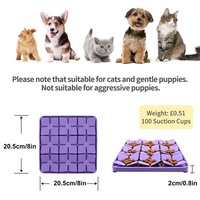 Puzzle en Silicone écologique bol pour chien lavable anti-dérapant ventouses tapis d'alimentation lente pour animaux de compagnie pour chats chiot alimentation lente