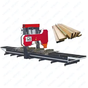 NEWEEK High quality CNC sawmill log band saw for wood tree cutting horizontal band sawing machine