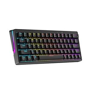 AG63 60% Portable Gaming Mechanical <b>Keyboard</b> Backlit 63 Hot Swappable ABS Keycap Wired PC Compatible With 61 Keys 60% Gasket RGB - Product Image 1