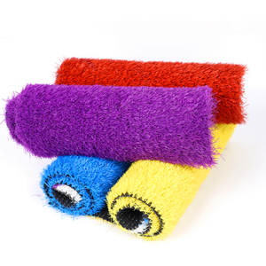 Gazon artificiel arc-en-ciel de 25 mm, tapis en herbe synthétique PP coloré, doux, durable, résistant aux UV, installation facile pour les jardins d'enfants - Product Image 4