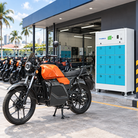 Fabricant de stations d'échange de batteries OEM offrant une solution de flotte de motos électriques avec batterie au lithium et surveillance cloud