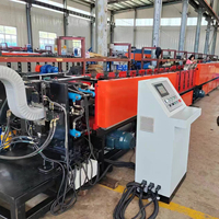 Machine industrielle efficace pour la fabrication de gouttières carrées, machine de formage à froid pour tuyaux de descente en métal, à vendre