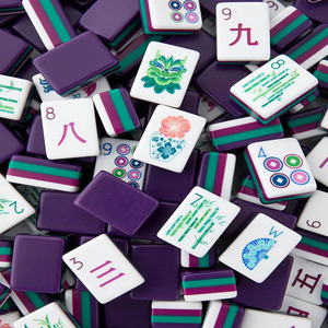 Colorful Custom Japanese Chinese American <b>Mahjong</b> Acrylic <b>Mahjong</b> Game for Party Entertainment - Product Image 6