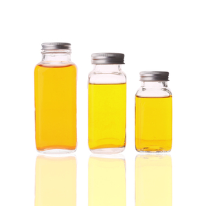 80ml 120ml 180ml 250ml 300ml 350ml 500ml vuông chai thủy tinh nước trái cây lạnh Brew Cà Phê Trà đồ uống chai thủy tinh - Product Image 2