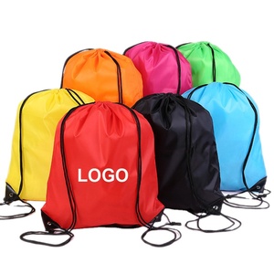 Bolsa de Regalo Ecológica de Poliéster con Logotipo, Bolsa Deportiva Reutilizable con Cordón, Bolsas de Compras con Estampado, Proveedor Chino - Product Image 1