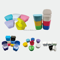 Boîte de rangement pour appareil dentaire en plastique multicolore pour enfants, pratique pour l'hygiène bucco-dentaire