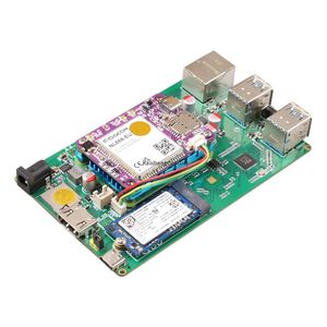 Placa de desarrollo <span class=keywords><strong>Raspberry</strong></span> <span class=keywords><strong>Pi</strong></span> CM4-USB3.0 con <span class=keywords><strong>4</strong></span> canales USB 3.0, fuente de alimentación RTC DC, expansión SSD NVMe para sistema operativo <span class=keywords><strong>Linux</strong></span> - Product Image 1