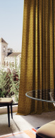 Cortinas con Rayas Verticales y Efecto Óptico de Sombreado para Techos Altos, Estilo Bohemio, Personalizables