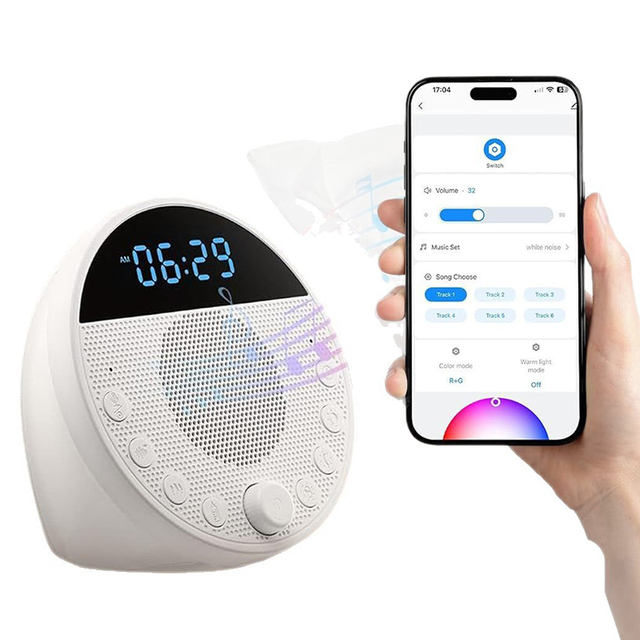 Smart App Control White Noise Sound Machine Soothing Sounds Music Box