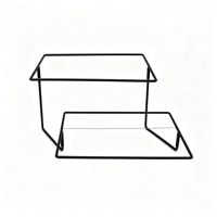 Pastorale stijl geweven PP 3-laags afwaterbaar waterdicht voedselveilig fruitmand displaystand broodopbergbak Scandinavische supermarkt
