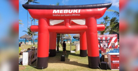 Arche de décoration gonflable Torii japonaise personnalisée pour festival, fête ou événement