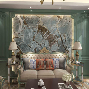 Panneaux muraux en PVC ignifuges certifiés CE, <span class=keywords><strong>prix</strong></span> d'usine, 1220*2440mm, imitation marbre UV, pour la décoration intérieure - Product Image 2