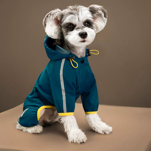 Veste de pluie pour petit chien pour toutes les saisons, imperméable réfléchissant avec capuche pour <span class=keywords><strong>Teddy</strong></span>, Bichon, chiot - Product Image 3