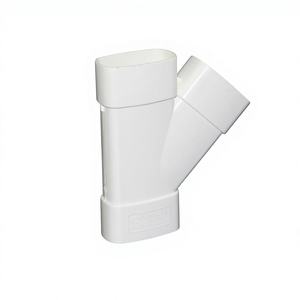 Raccord en T à angle décalé en <span class=keywords><strong>PVC</strong></span> Zhongcai 55*30 pour tube plat, durable, pour branche de pipeline - Product Image 1