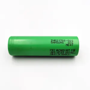 オリジナルINR21700 5000mah 25A 50S大容量バッテリー3.7Vリチウムイオン充電式バッテリーSamsung-50S用
