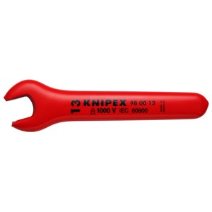 Llave de boca abierta Knipex de 13 mm, aislada para 1000 V, fabricada en Alemania - Product Image 1