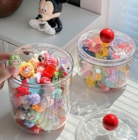 Conteneur scellé multifonction en plastique transparent design moderne à prix spécial pot de stockage pour le café et le thé pot de stockage pour les snacks, les biscuits et les bonbons