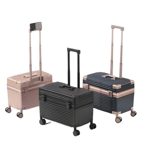Fashion Photography Box 18 Inch Captain's Airline Boarding Unisex Universal Spinner Waterproof Anti Theft Frame <strong>Luggage</strong> - Product Image 2