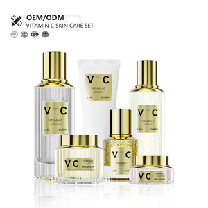 Set de Cuidado de la Piel con Etiqueta Personalizada OEM, Vitamina C, Blanqueador, Reparador, Reafirmante, Limpiador, Crema Facial, Crema para Ojos, <span class=keywords><strong>Serie</strong></span> de Esencias - Product Image 1