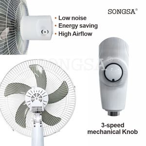 Ventilateur solaire sur pied rechargeable, 16 pouces, <span class=keywords><strong>3</strong></span> vitesses, à commande mécanique, écoénergétique, pour la maison et l'extérieur, directement de l'usine. - Product Image 3