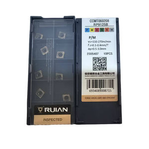 تايزو رويان CCMT060208 RP9125B CNC إدراج تحول كربيد تحول CNC إدراج كربيد CNC شفرة خاصة CNC - Product Image 6