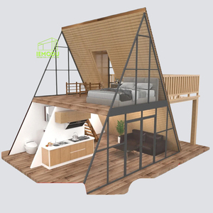 <span class=keywords><strong>Chalet</strong></span> préfabriqué triangulaire IEMODU, design d'<span class=keywords><strong>intérieur</strong></span> <span class=keywords><strong>moderne</strong></span> de luxe, hôtels, villas, garantie 3 ans, résistant au vent, sandwich en acier - Product Image 3