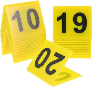 <span class=keywords><strong>Marque</strong></span>-places et numéros de table personnalisés en acrylique, écologiques, imperméables, modernes et minimalistes, imprimés UV double face pour restaurant - Product Image 1