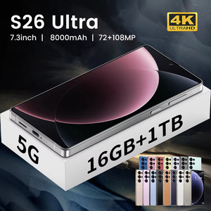 Smartphone S26 Ultra Originale di Alta Qualità 5G Android 14 Dual Sim Schermo HD 7.3 Pollici Memoria 16G+1T Francese Spagnolo Inglese 65W Face - Product Image 5
