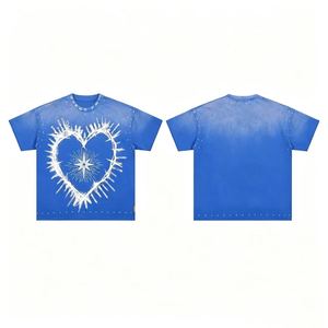 Camiseta de Verano Extra Grande de Algodón para Hombre, 307 g/m², Negra, Camiseta DTG, Camisetas Personalizadas para Hombre, Marca - Product Image 6